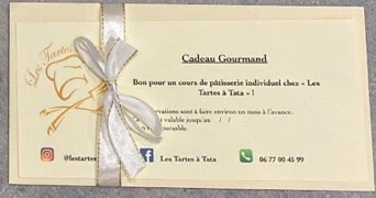 Bon cadeau pour un cours de pâtisserie individuel Les Tartes à Tata