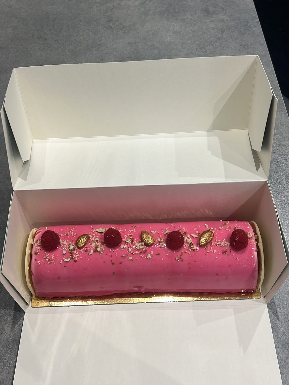 Entremets framboise